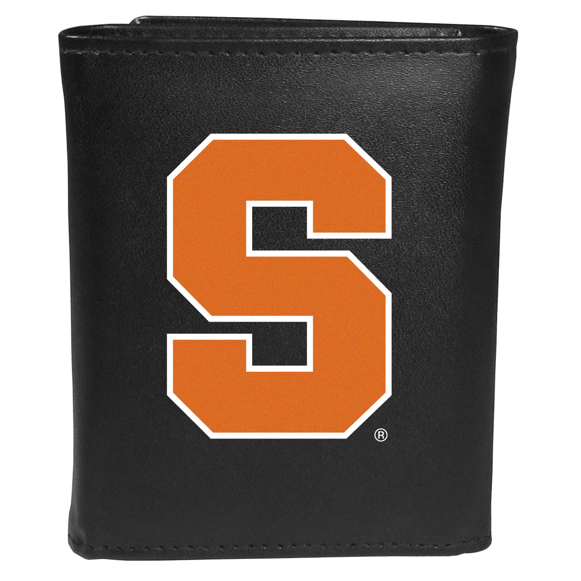 Siskiyou CTRL62 Male NCAA Syracuse Orange Tri-fold Logo Large Wallet - One Size