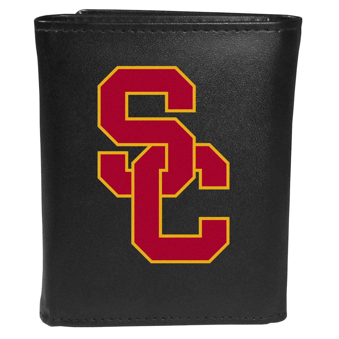 Siskiyou CTRL53 Male NCAA USC Trojans Tri-fold Logo Large Wallet - One Size