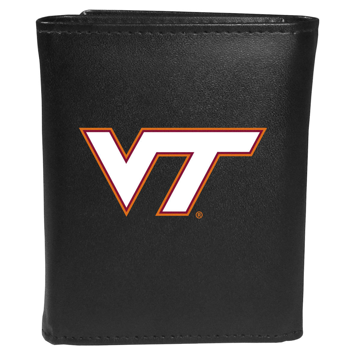 Siskiyou CTRL61 Male NCAA Virginia Tech Hokies Tri-fold Logo Large Wallet - One Size