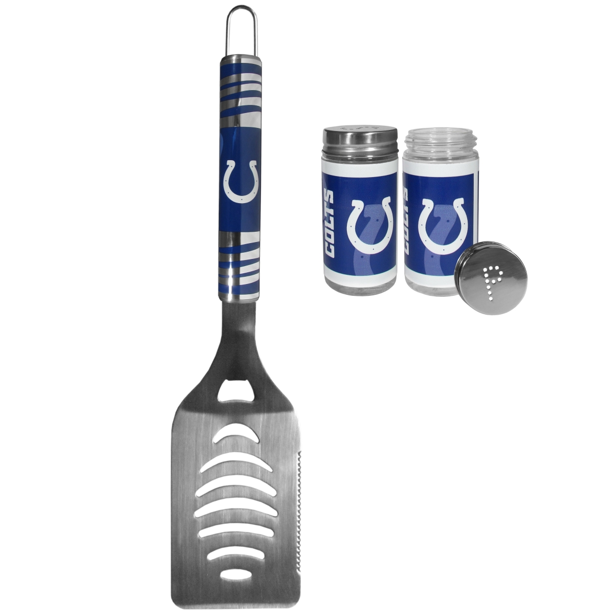 Picture of Siskiyou FTGS050TSP Unisex NFL Indianapolis Colts Tailgater Spatula & Salt & Pepper Shaker