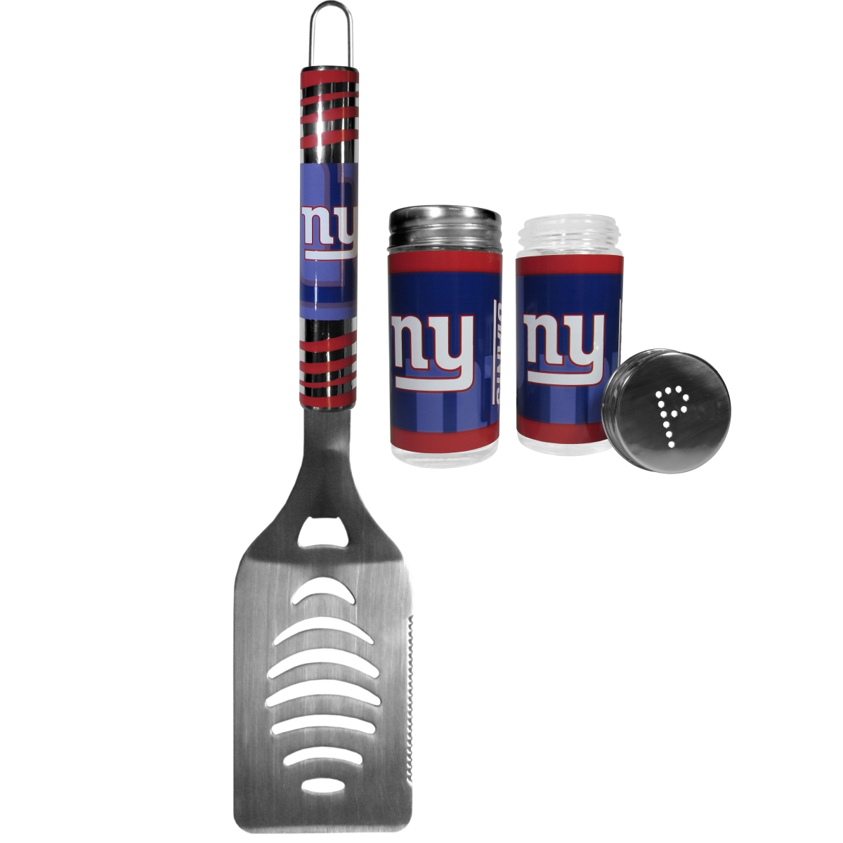 Picture of Siskiyou FTGS090TSP Unisex NFL New York Giants Tailgater Spatula & Salt & Pepper Shaker