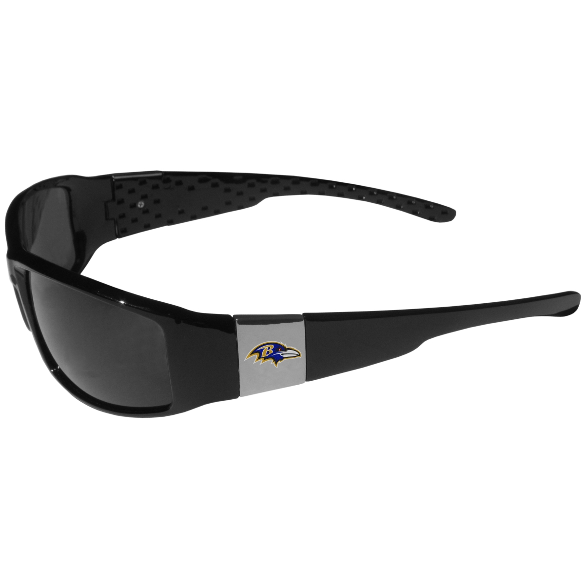Siskiyou 2FCP180 Unisex NFL Baltimore Ravens Chrome Wrap Sunglasses - One Size