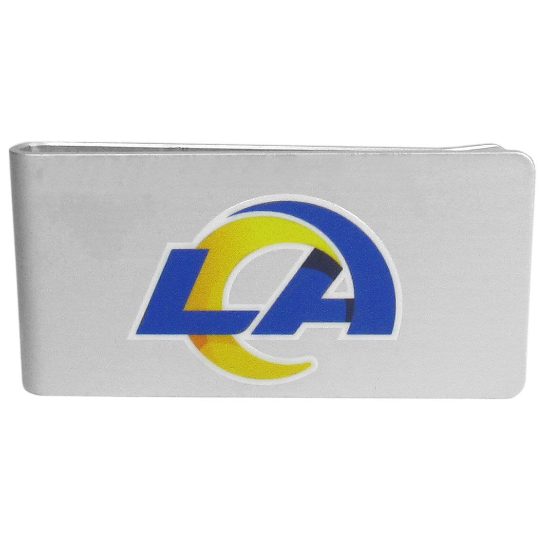 Siskiyou FBMP130 Unisex NFL Los Angeles Rams Logo Money Clip - One Size