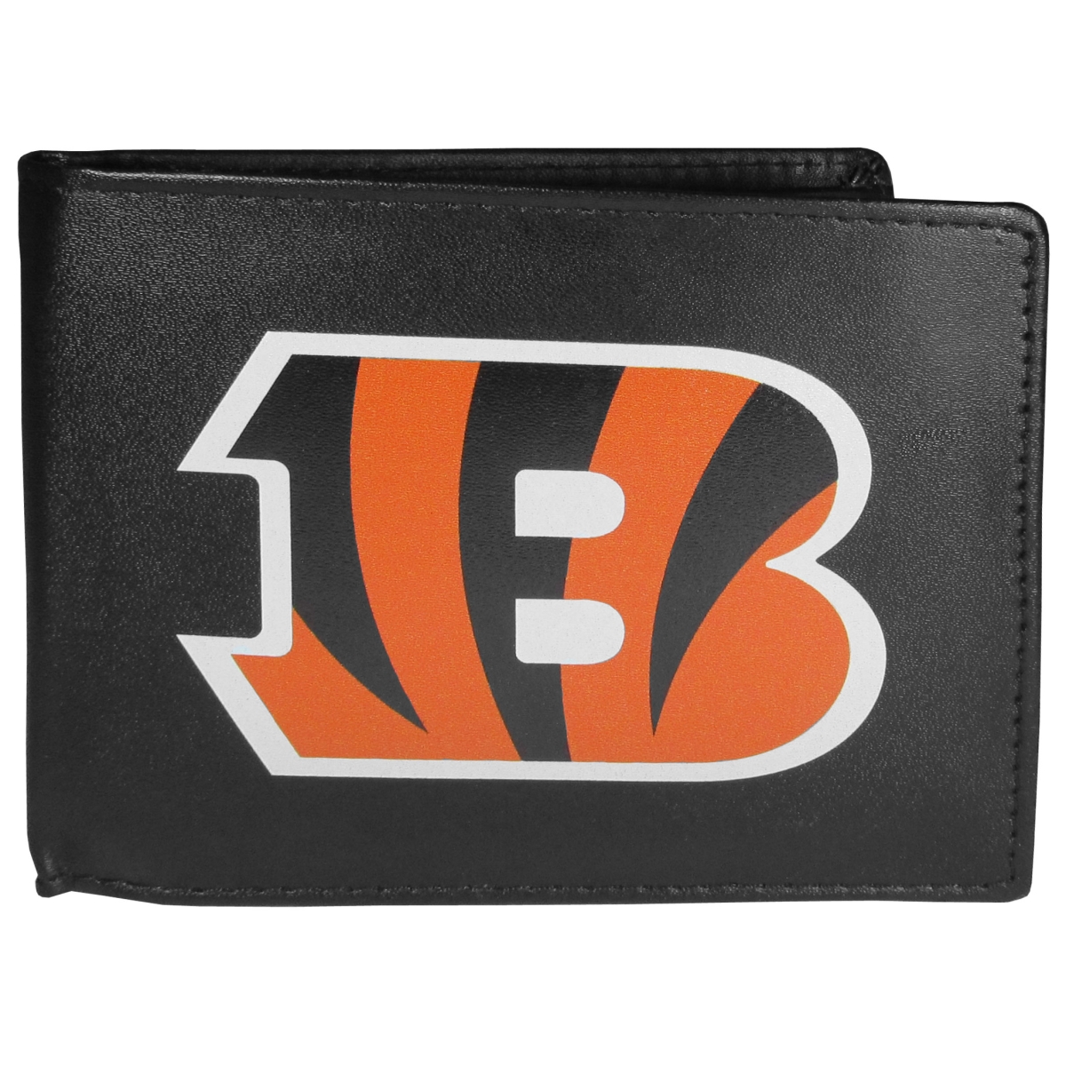 Siskiyou FBIL010 Male NFL Cincinnati Bengals Bi-fold Logo Large Wallet - One Size