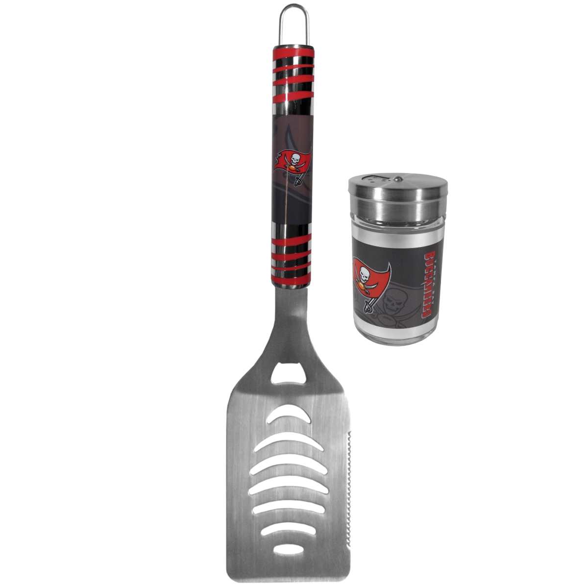 Picture of Siskiyou FTGS030SEA Unisex NFL Tampa Bay Buccaneers Tailgater Spatula & Season Shaker