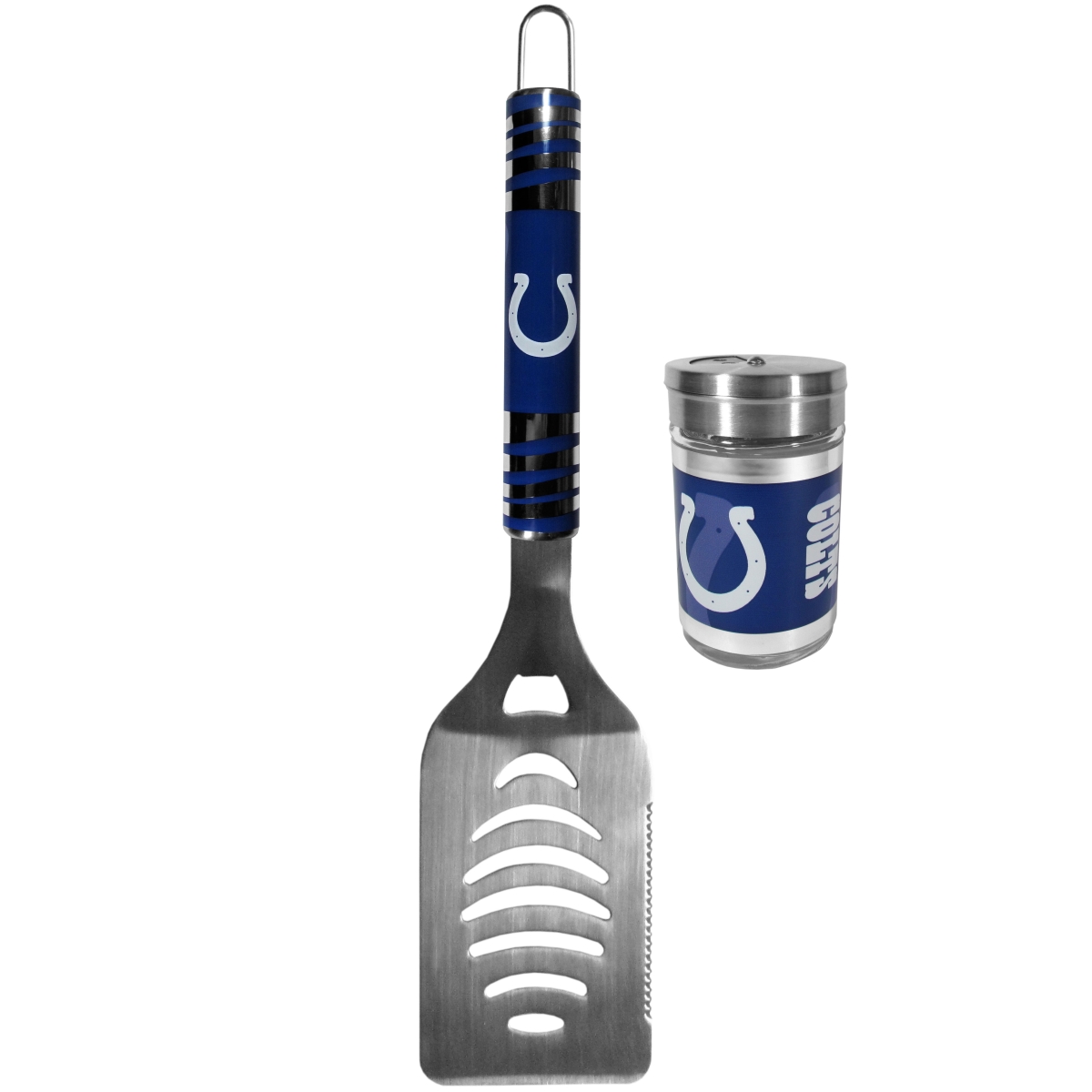 Picture of Siskiyou FTGS050SEA Unisex NFL Indianapolis Colts Tailgater Spatula & Season Shaker