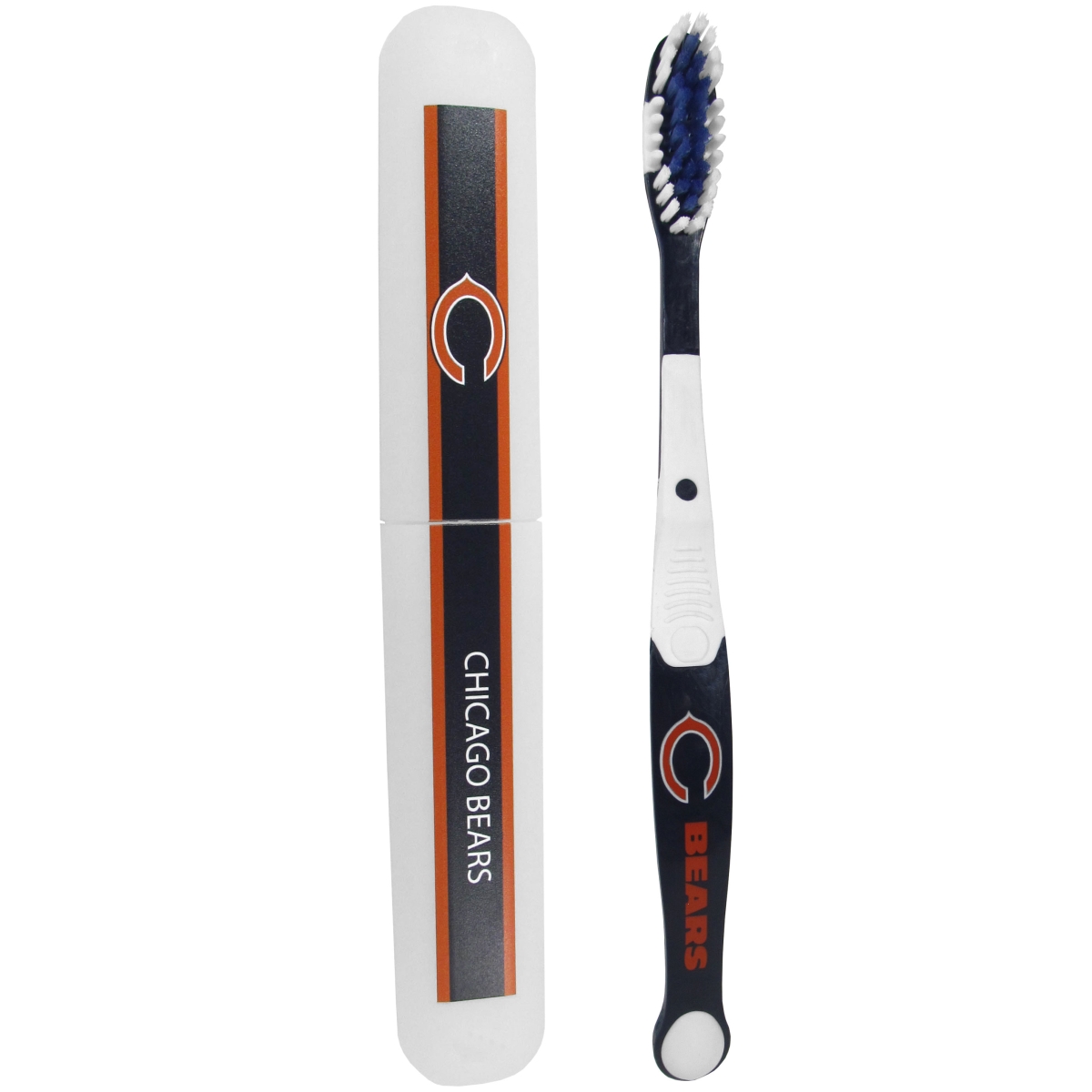 Picture of Siskiyou FTBR005TBC NFL Chicago Bears Toothbrush & Travel Case - One Size