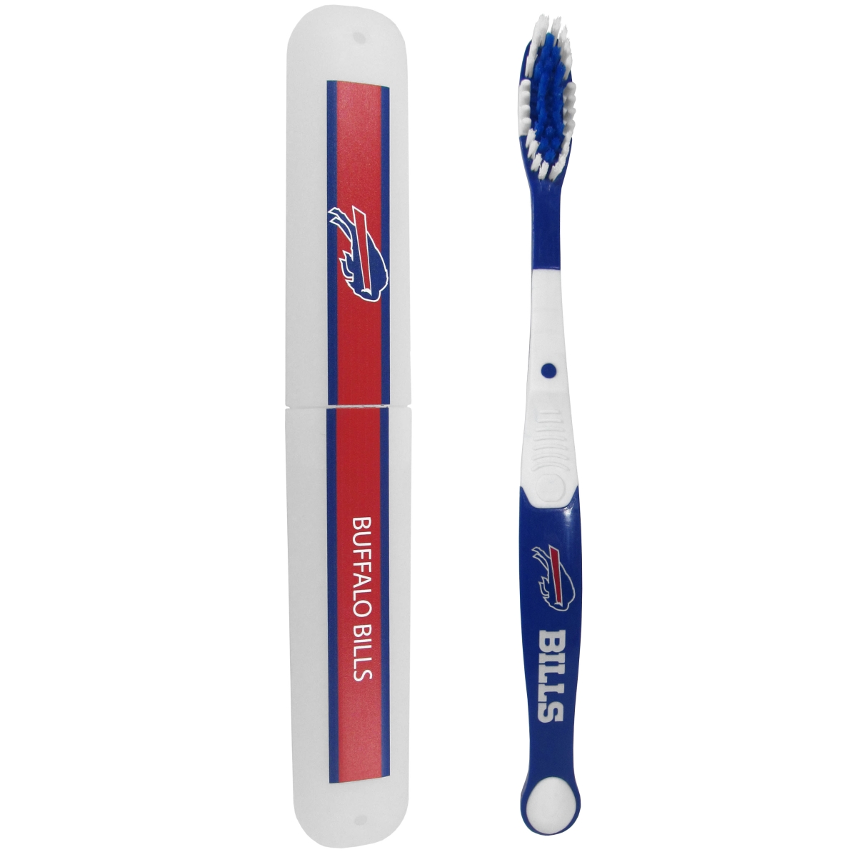 Picture of Siskiyou FTBR015TBC NFL Buffalo Bills Toothbrush & Travel Case - One Size
