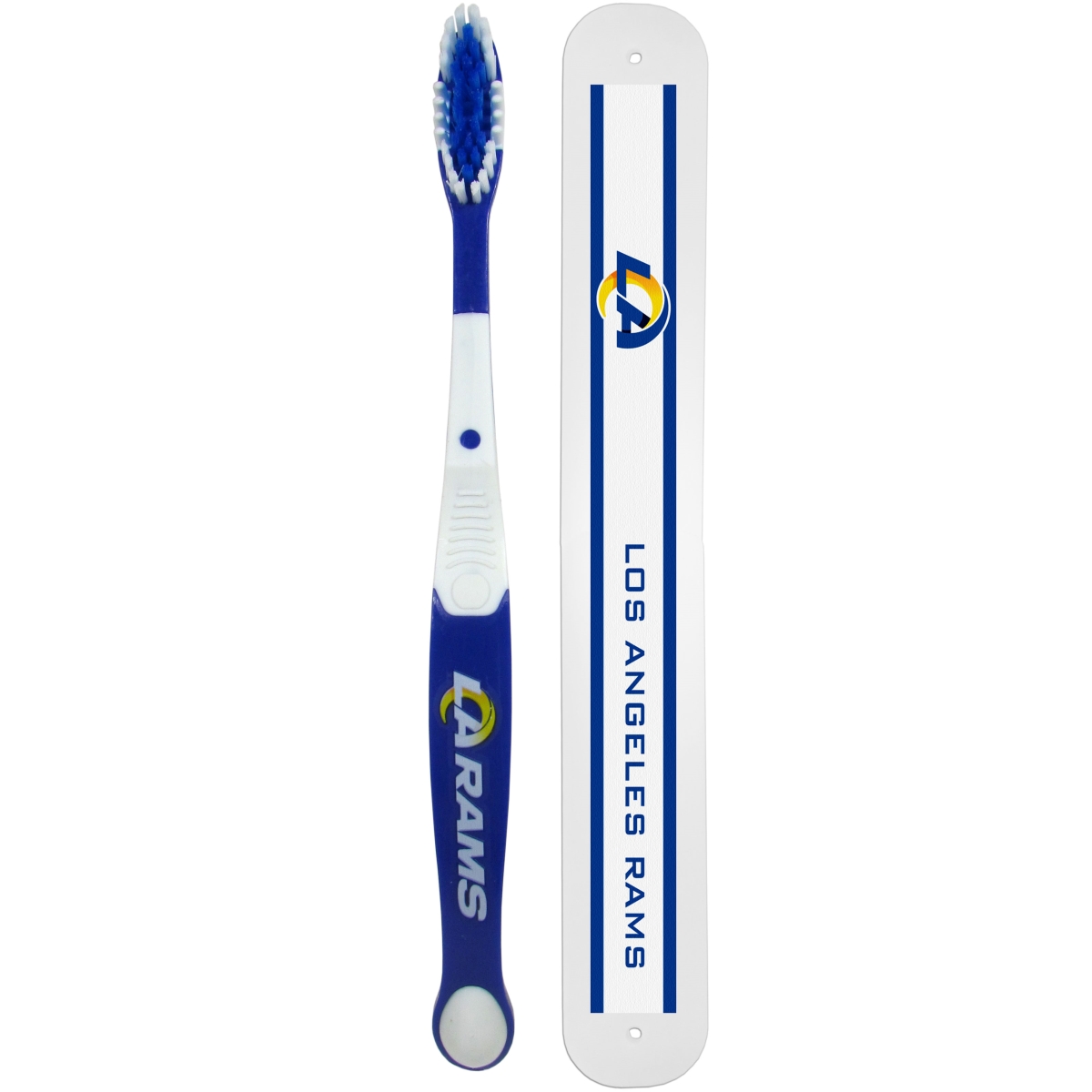 Picture of Siskiyou FTBR130TBC NFL Los Angeles Rams Toothbrush & Travel Case - One Size