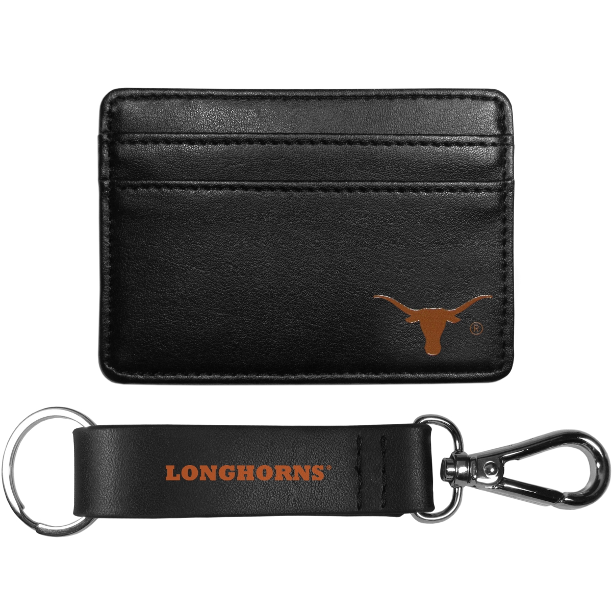 Siskiyou CWW22KCS Unisex NCAA Texas Longhorns Weekend Wallet & Strap Key Chain - One Size
