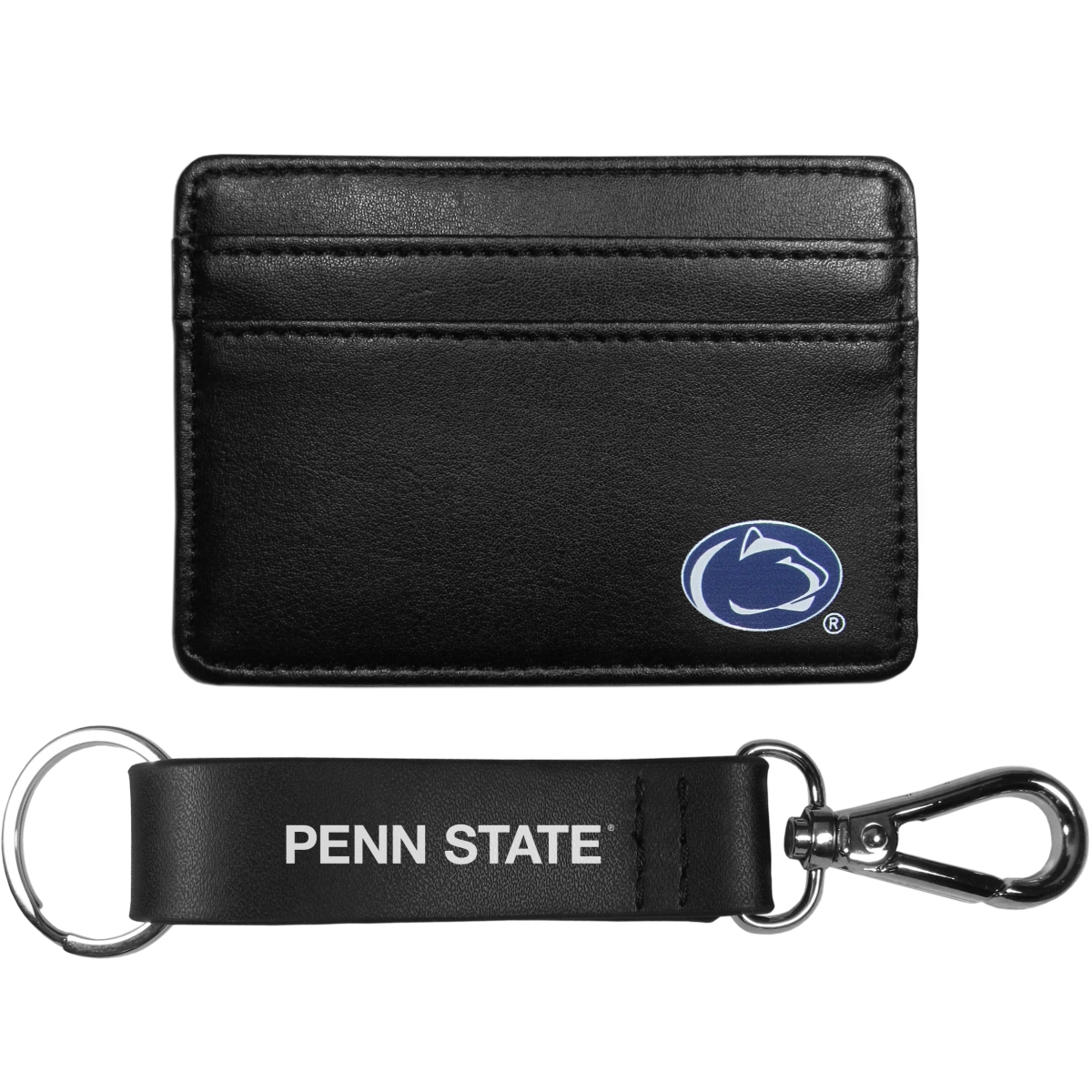 Siskiyou CWW27KCS Unisex NCAA Penn State Nittany Lions Weekend Wallet & Strap Key Chain - One Size