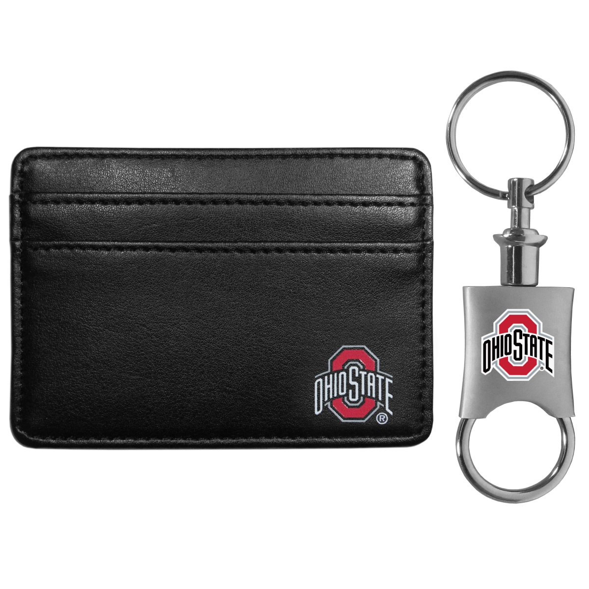 Siskiyou CWW38KPV Unisex NCAA Ohio State Buckeyes Weekend Wallet & Valet Key Chain - One Size