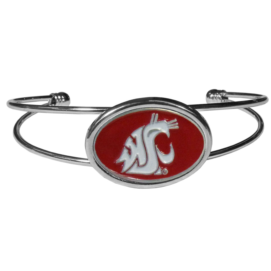 Picture of Siskiyou CCUB71 Female NCAA Washington State Cougars Cuff Bracelet