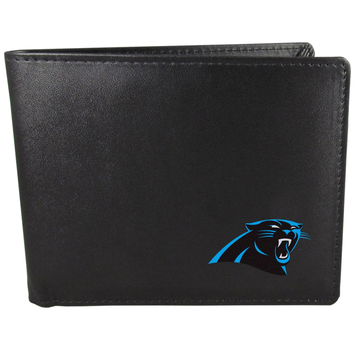 NFL Carolina Panthers Bi-fold Wallet - Black - Men's Accessory - Durable Design