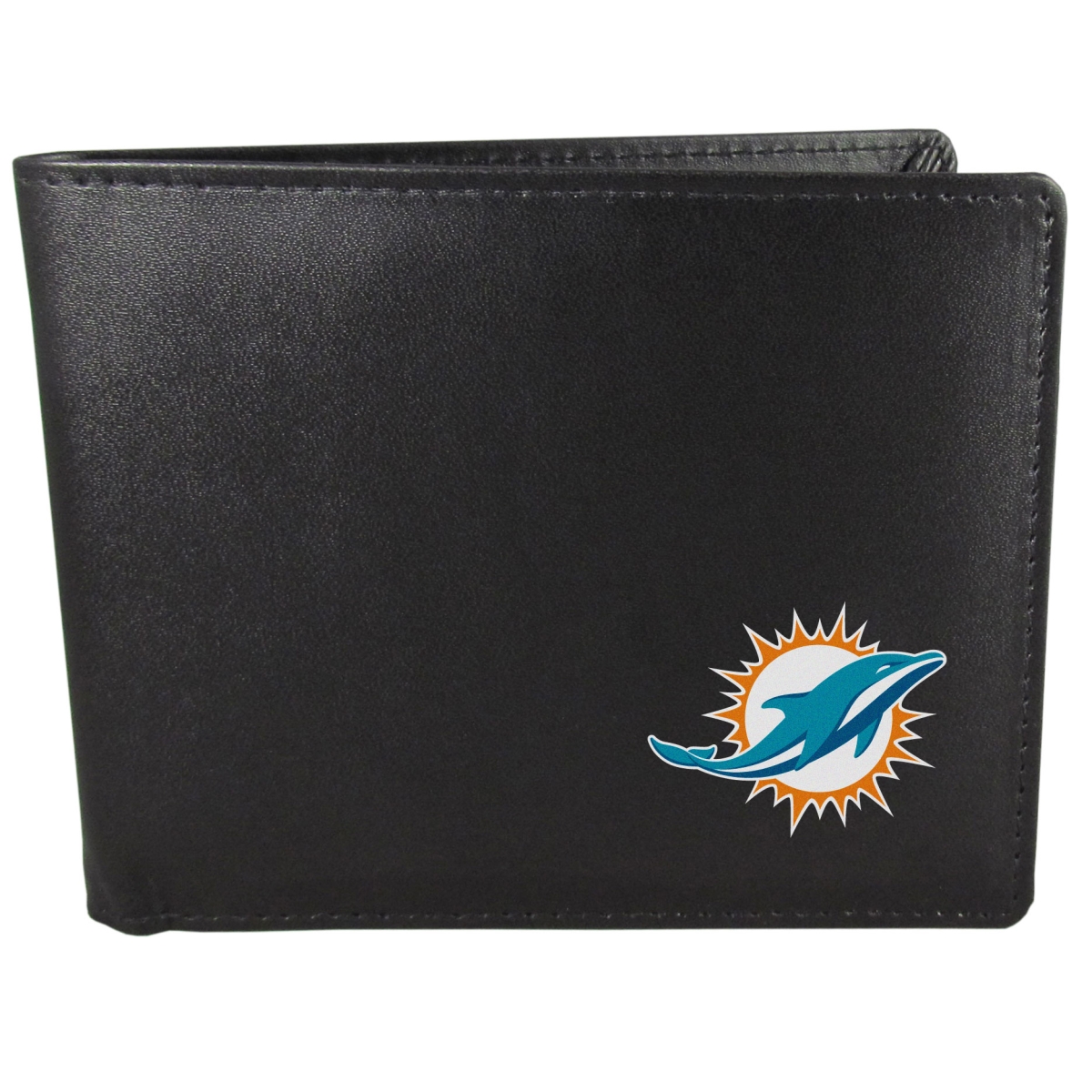Siskiyou FBWP060 Male NFL Miami Dolphins Bi-fold Wallet - One Size