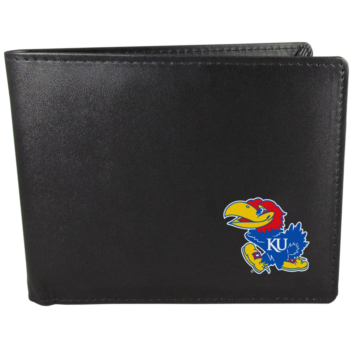Siskiyou CBWP21 Male NCAA Kansas Jayhawks Bi-fold Wallet - One Size