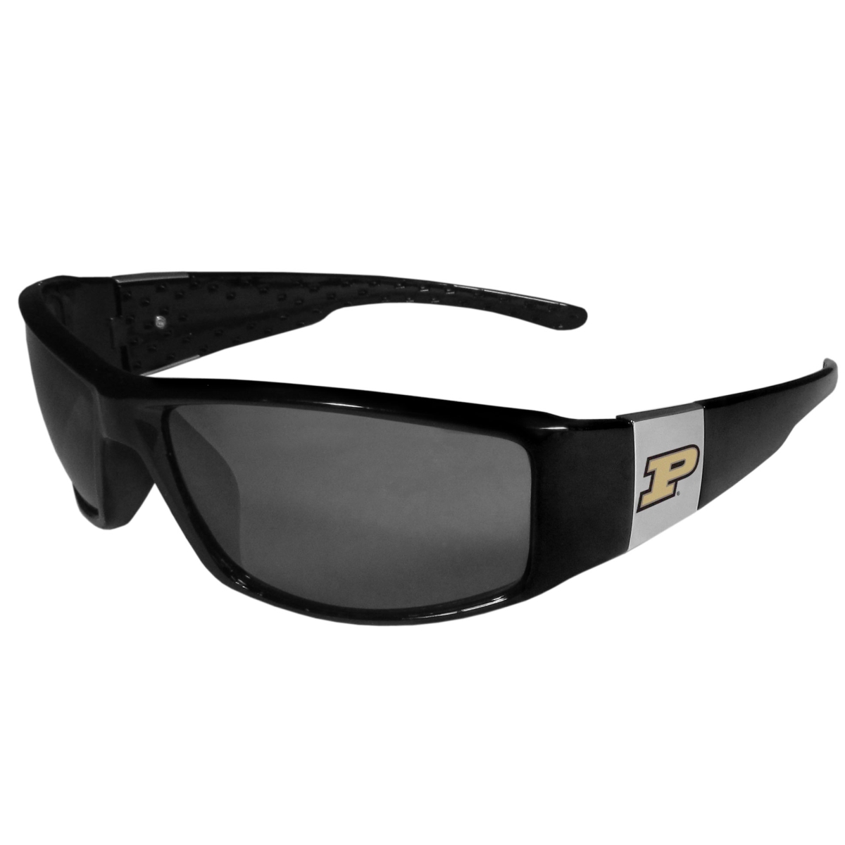 Siskiyou  Unisex NCAA Purdue Boilermakers Chrome Wrap Sunglasses - One Size
