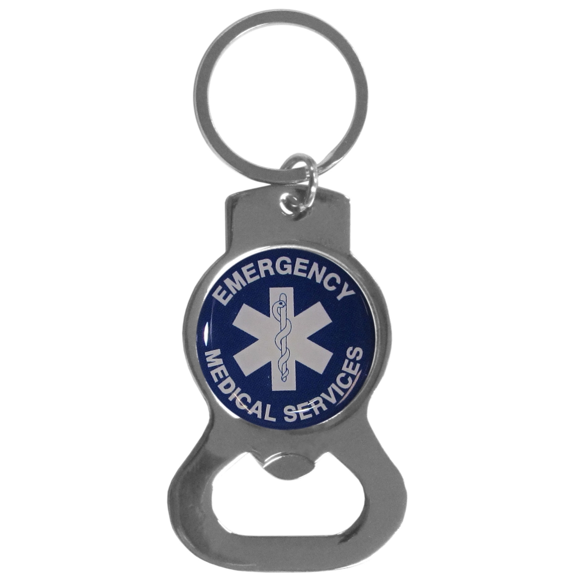 Picture of Siskiyou SKB50C Unisex Military&#44; Patriotic & Firefighter EMS Bottle Opener Key Chain - One Size