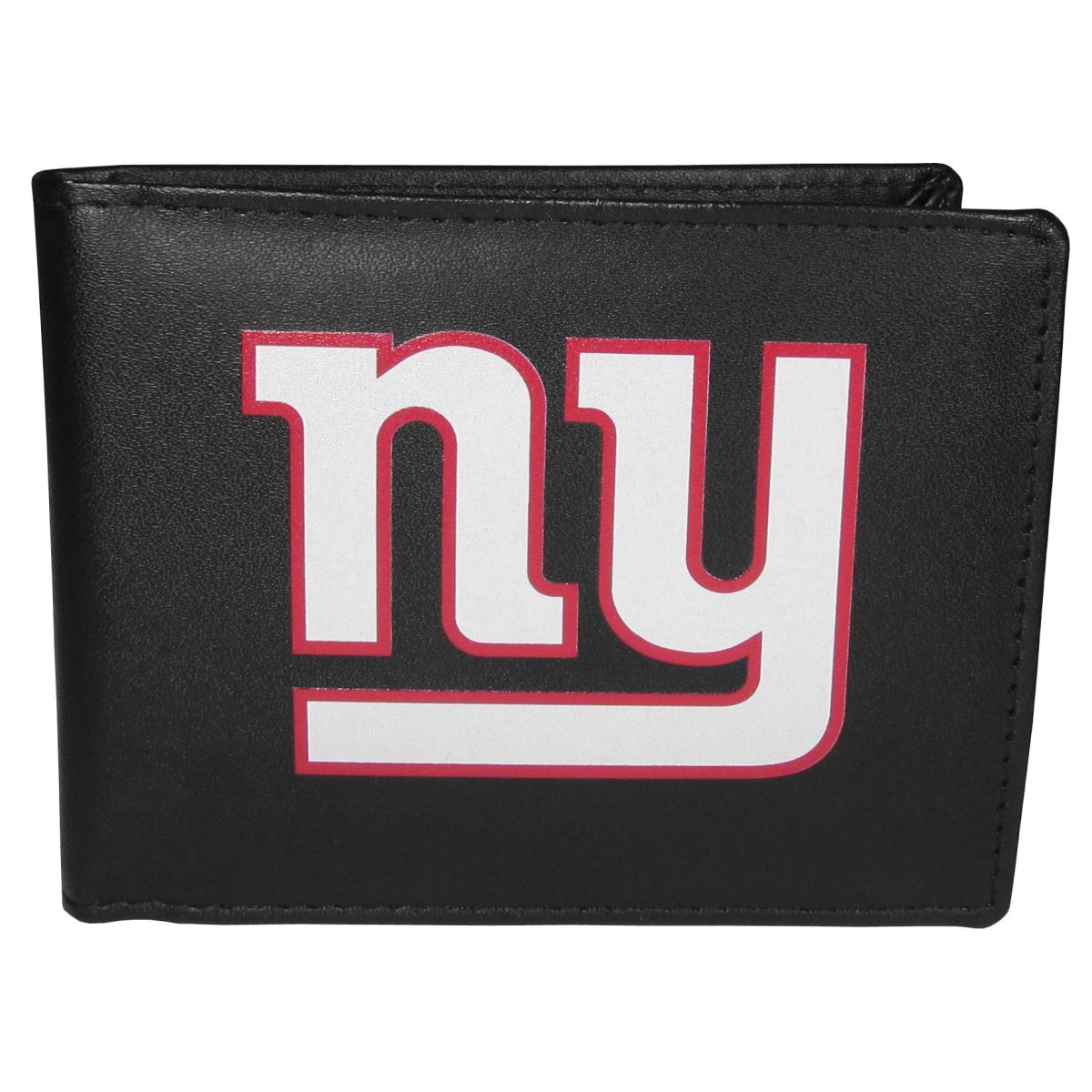 Siskiyou FBIL090 Male NFL New York Giants Bi-fold Logo Large Wallet - One Size