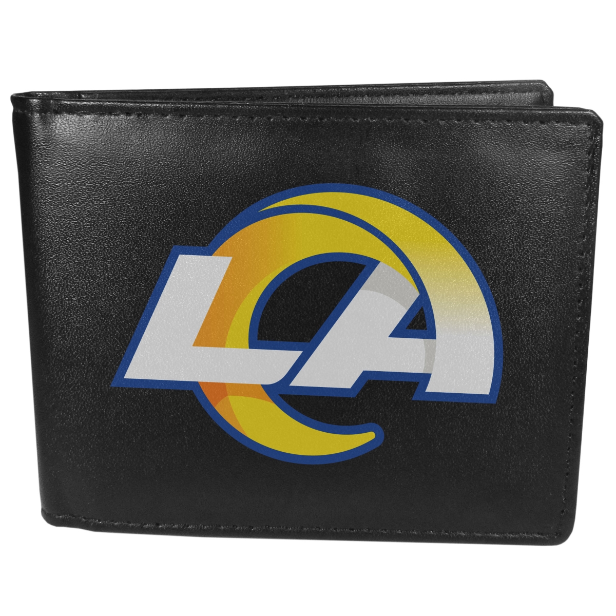 Siskiyou FBIL130 Male NFL Los Angeles Rams Bi-fold Logo Large Wallet - One Size