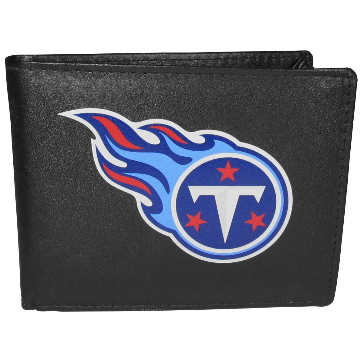 Siskiyou FBIL185 Male NFL Tennessee Titans Bi-fold Logo Large Wallet - One Size