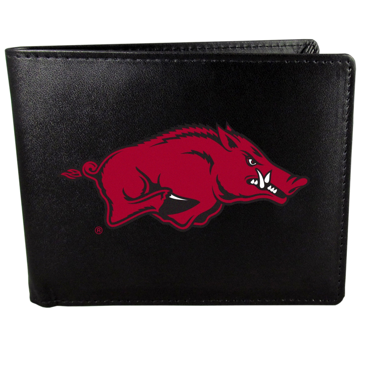 Siskiyou CBIL12 Male NCAA Arkansas Razorbacks Bi-fold Logo Large Wallet