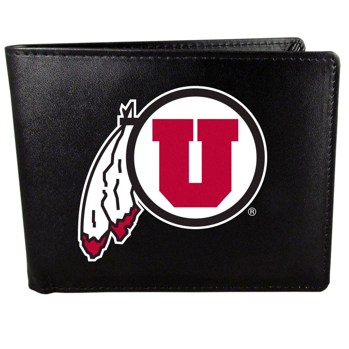 Siskiyou  Male NCAA Utah Utes Bi-fold Logo Large Wallet - One Size