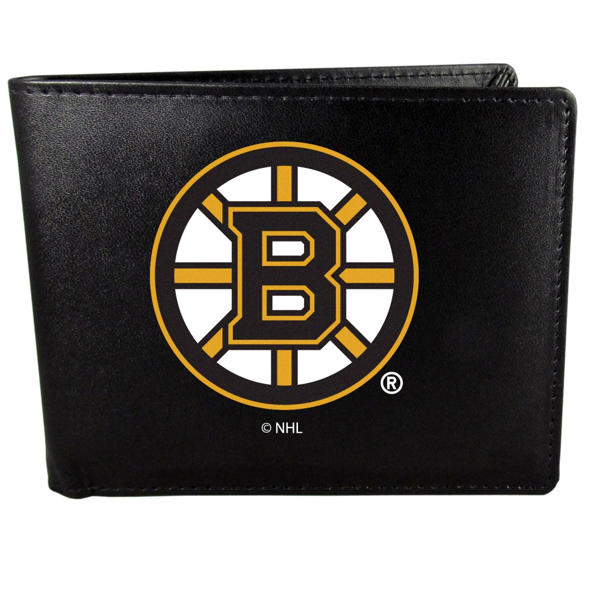 Picture of Siskiyou HBIL20 Male NHL Boston Bruins Bi-fold Logo Large Wallet - One Size