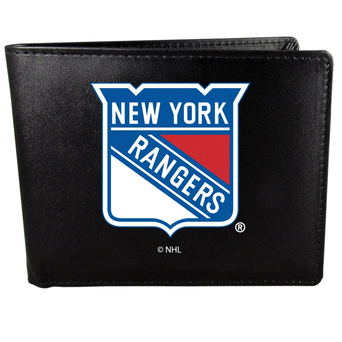Picture of Siskiyou HBIL105 Male NHL New York Rangers Bi-fold Logo Large Wallet - One Size