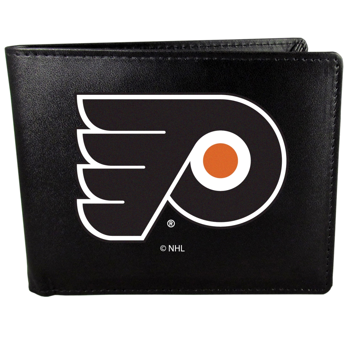 Picture of Siskiyou HBIL65 Male NHL Philadelphia Flyers Bi-fold Logo Large Wallet - One Size