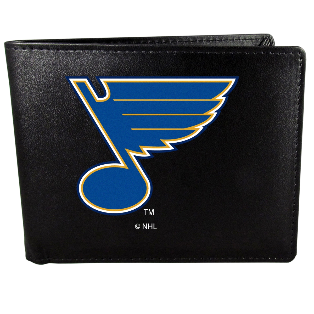 Picture of Siskiyou HBIL15 Male NHL State Louis Blues Bi-fold Logo Large Wallet - One Size