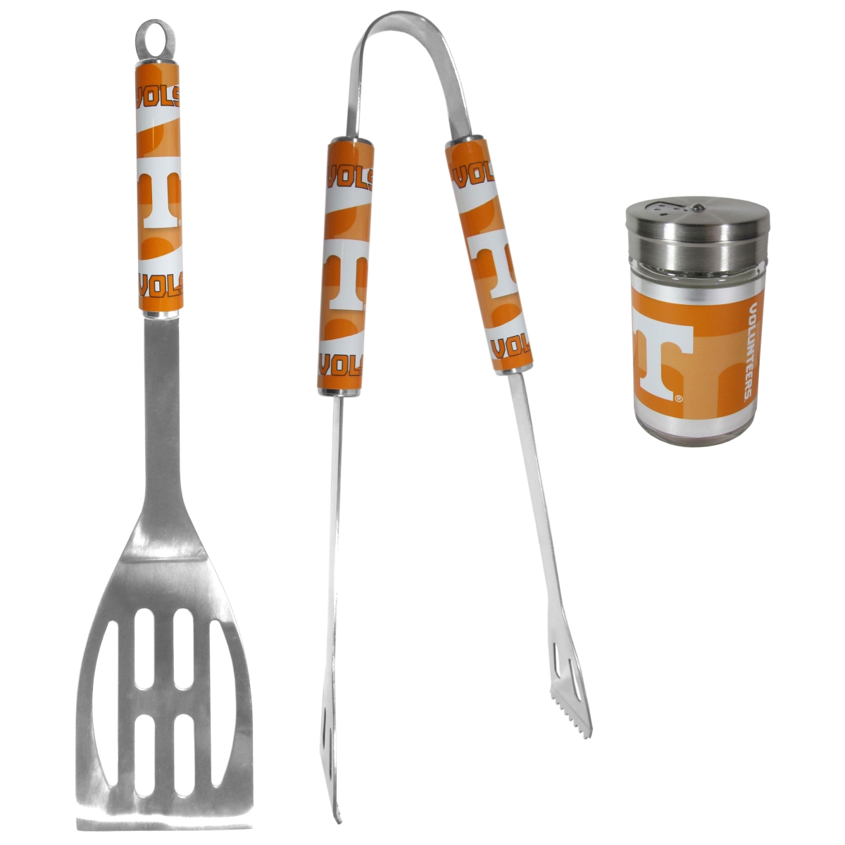 Picture of Siskiyou C2BQ25SEA Unisex NCAA Tennessee Volunteers 2 Piece BBQ Set with Season Shaker - One Size