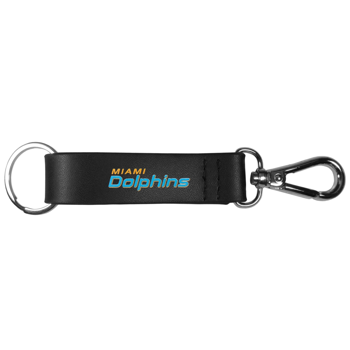 Siskiyou FKCS060 Unisex NFL Miami Dolphins Black Strap Key Chain