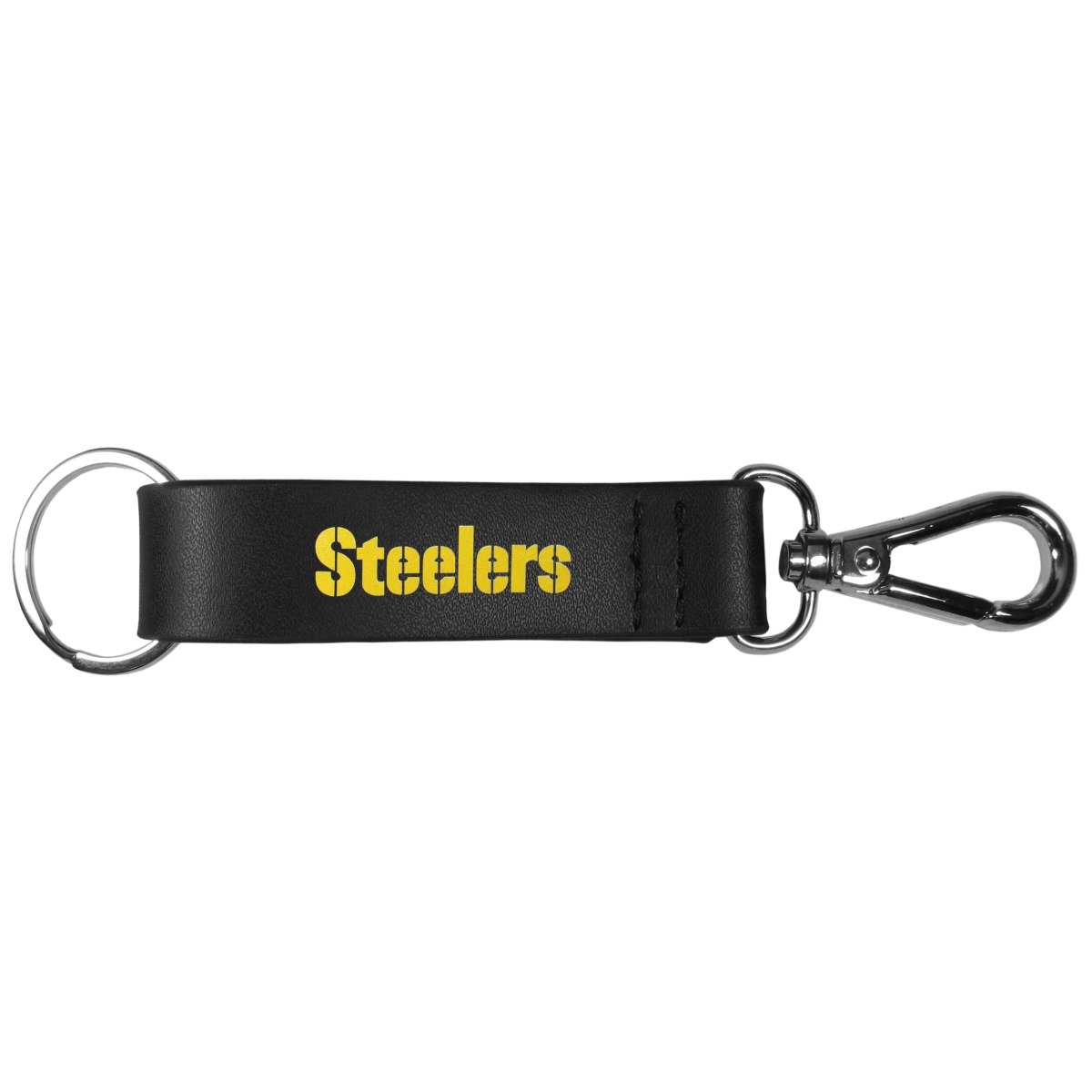 Siskiyou FKCS160 Unisex NFL Pittsburgh Steelers Black Strap Key Chain