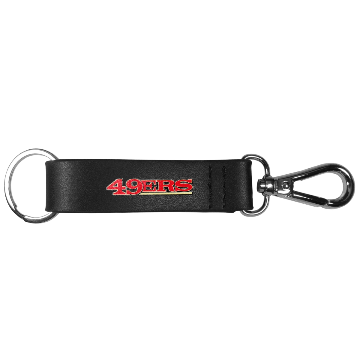 Siskiyou FKCS075 Unisex NFL San Francisco 49ers Black Strap Key Chain