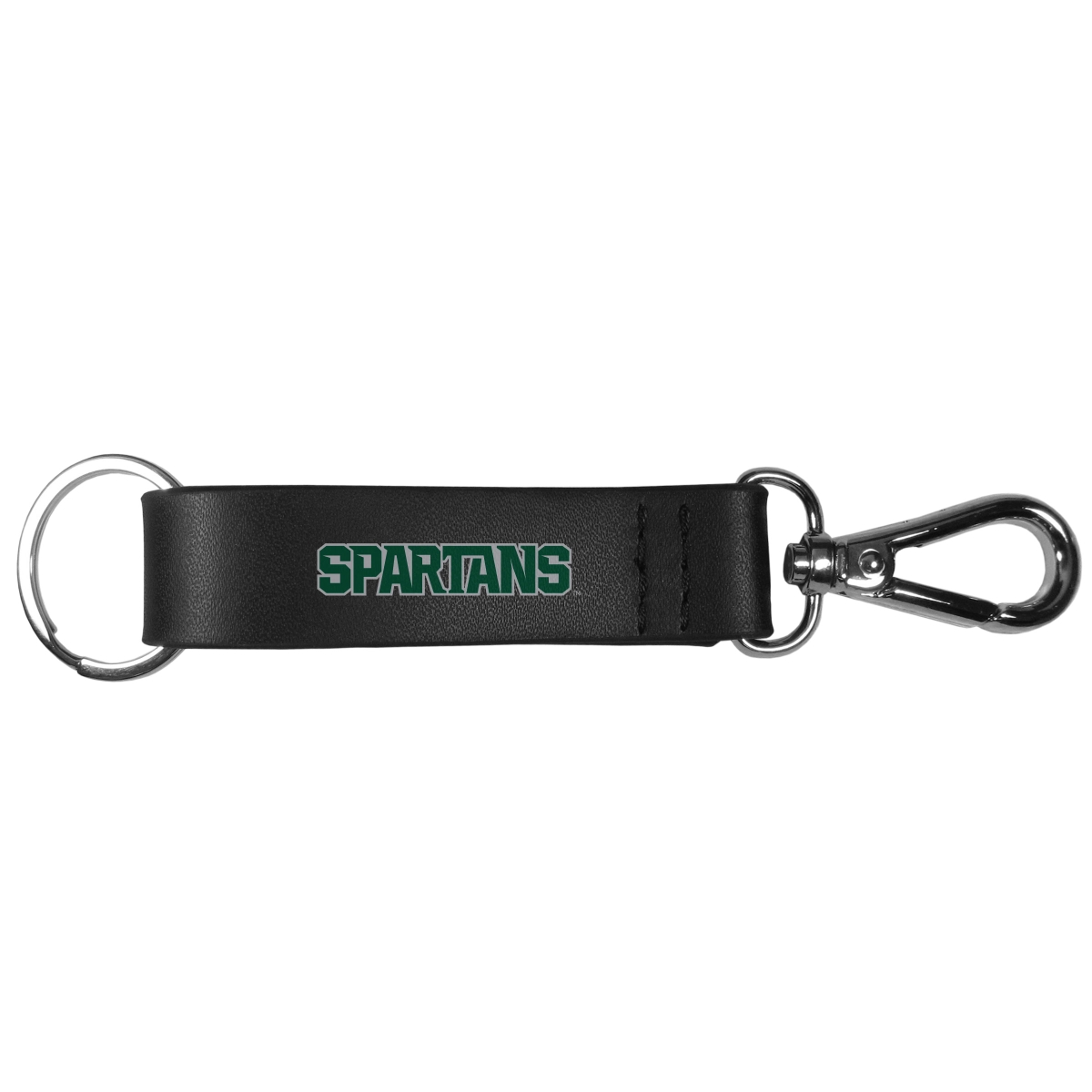 Siskiyou CKCS41 Unisex NCAA Michigan State Spartans Black Strap Key Chain