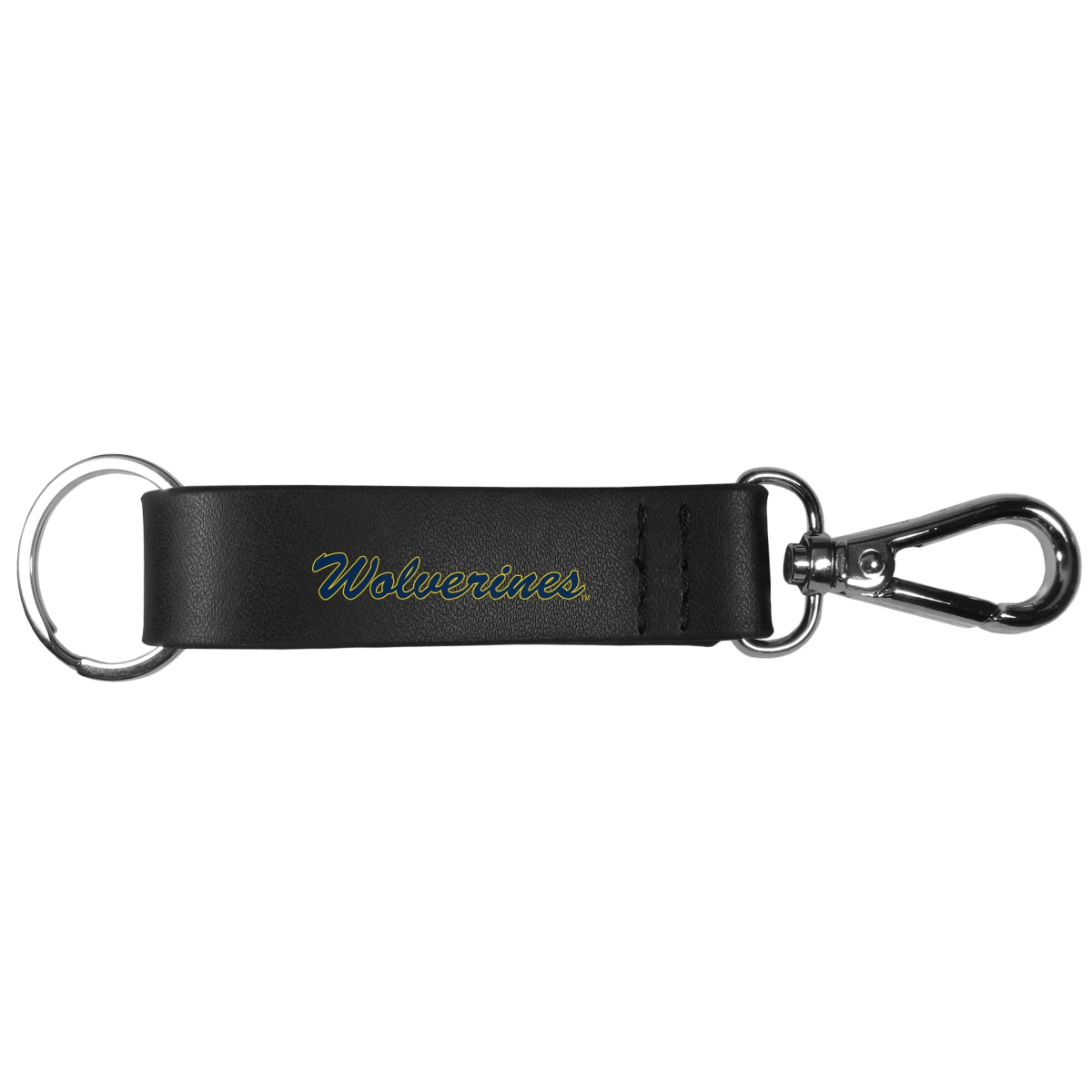 Siskiyou CKCS36 Unisex NCAA Michigan Wolverines Black Strap Key Chain