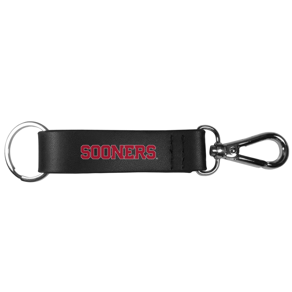 Siskiyou CKCS48 Unisex NCAA Oklahoma Sooners Black Strap Key Chain