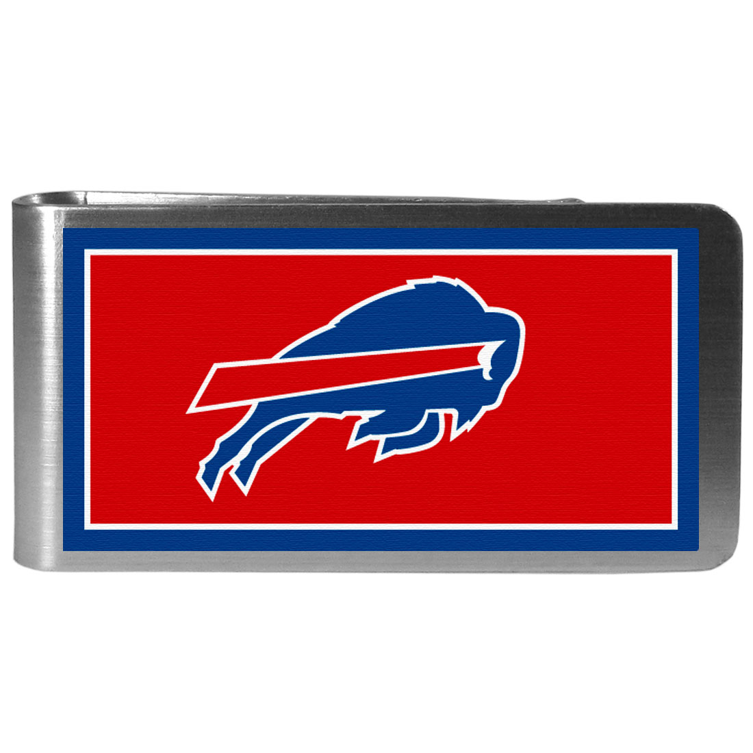 Siskiyou FLMP015 Male NFL Buffalo Bills Steel Logo Money Clip - One Size