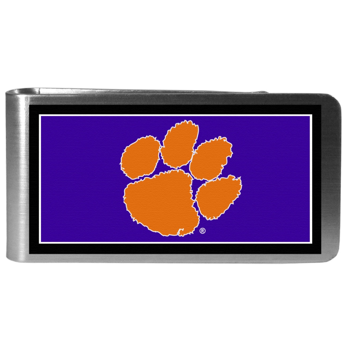 Picture of Siskiyou CLMP69 Male NCAA Clemson Tigers Steel Logo Money Clip - One Size