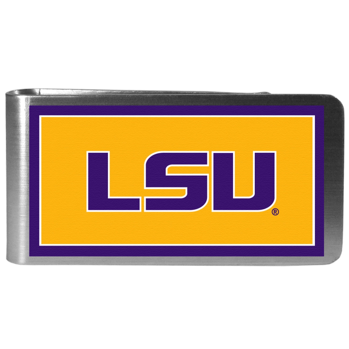Picture of Siskiyou CLMP43 Male NCAA LSU Tigers Steel Logo Money Clip - One Size