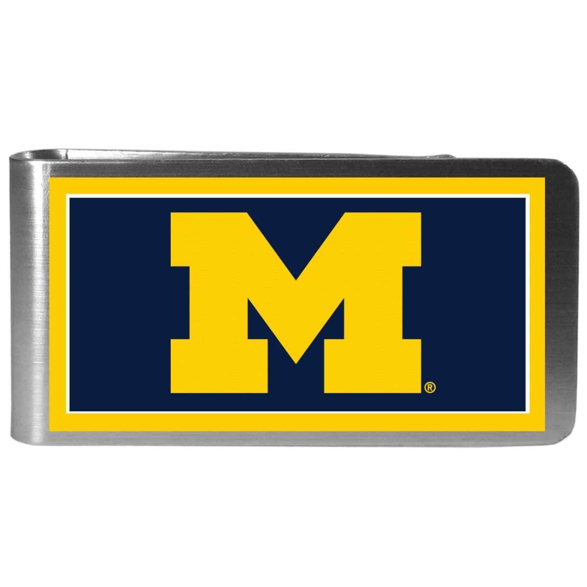 Picture of Siskiyou CLMP36 Male NCAA Michigan Wolverines Steel Logo Money Clip - One Size