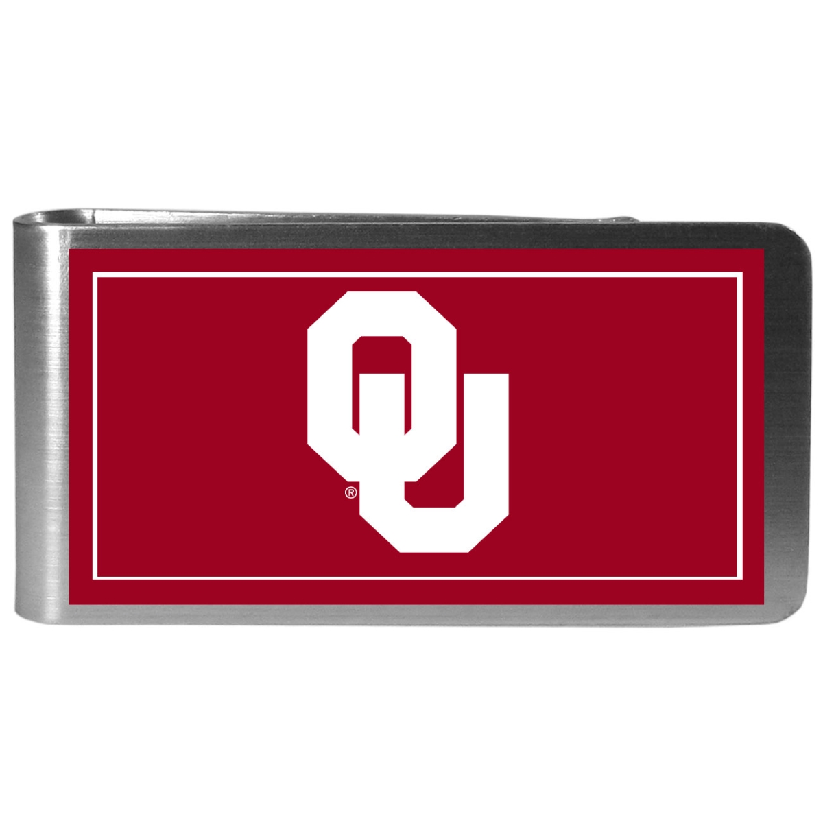 Picture of Siskiyou CLMP48 Male NCAA Oklahoma Sooners Steel Logo Money Clip - One Size
