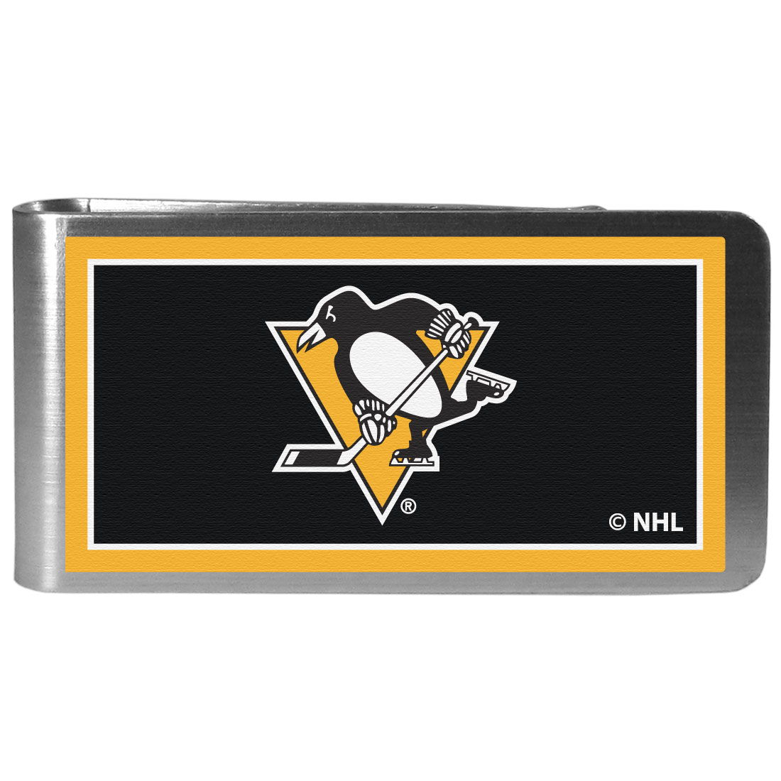 Picture of Siskiyou HLMP100 Male NHL Pittsburgh Penguins Logo Money Clip - One Size