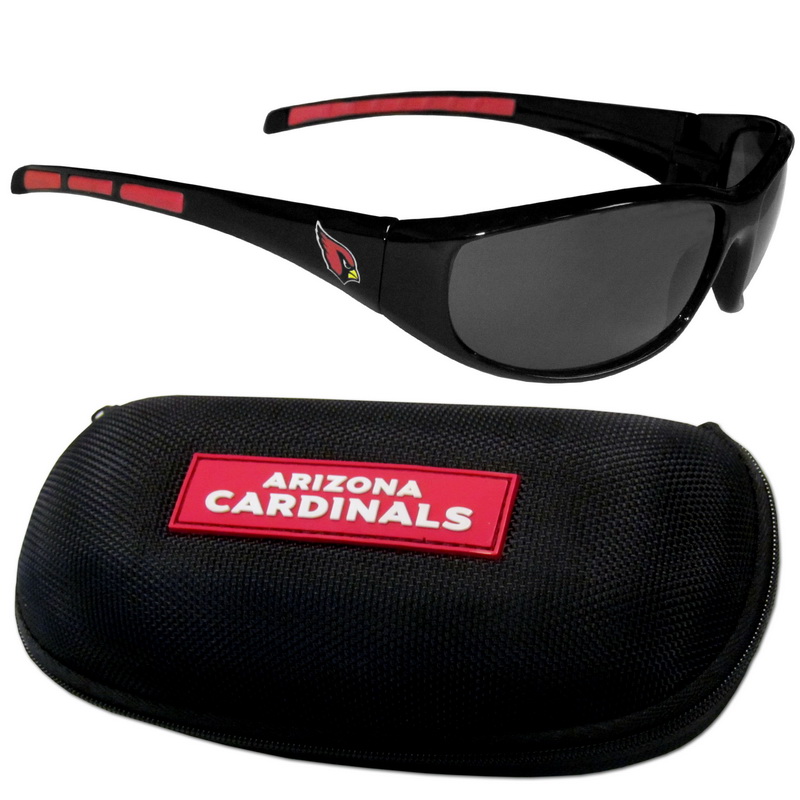 Picture of Siskiyou 2FSG035CH Unisex NFL Arizona Cardinals Wrap Sunglass & Case Set