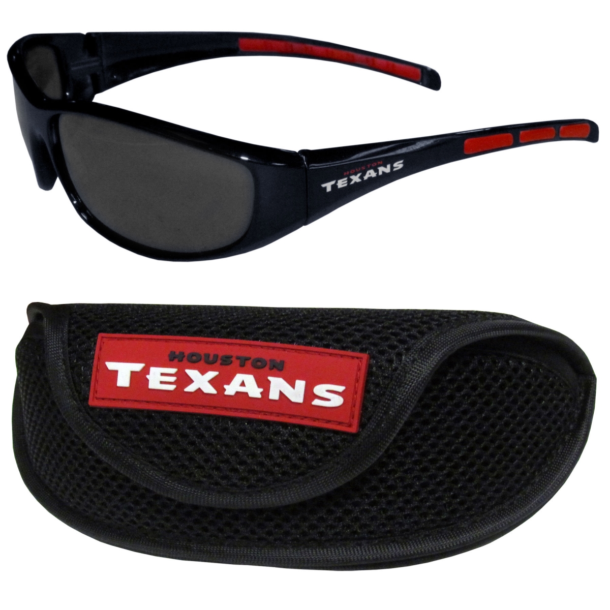 Picture of Siskiyou 2FSG190CS Unisex NFL Houston Texans Wrap Sunglass & Case Set