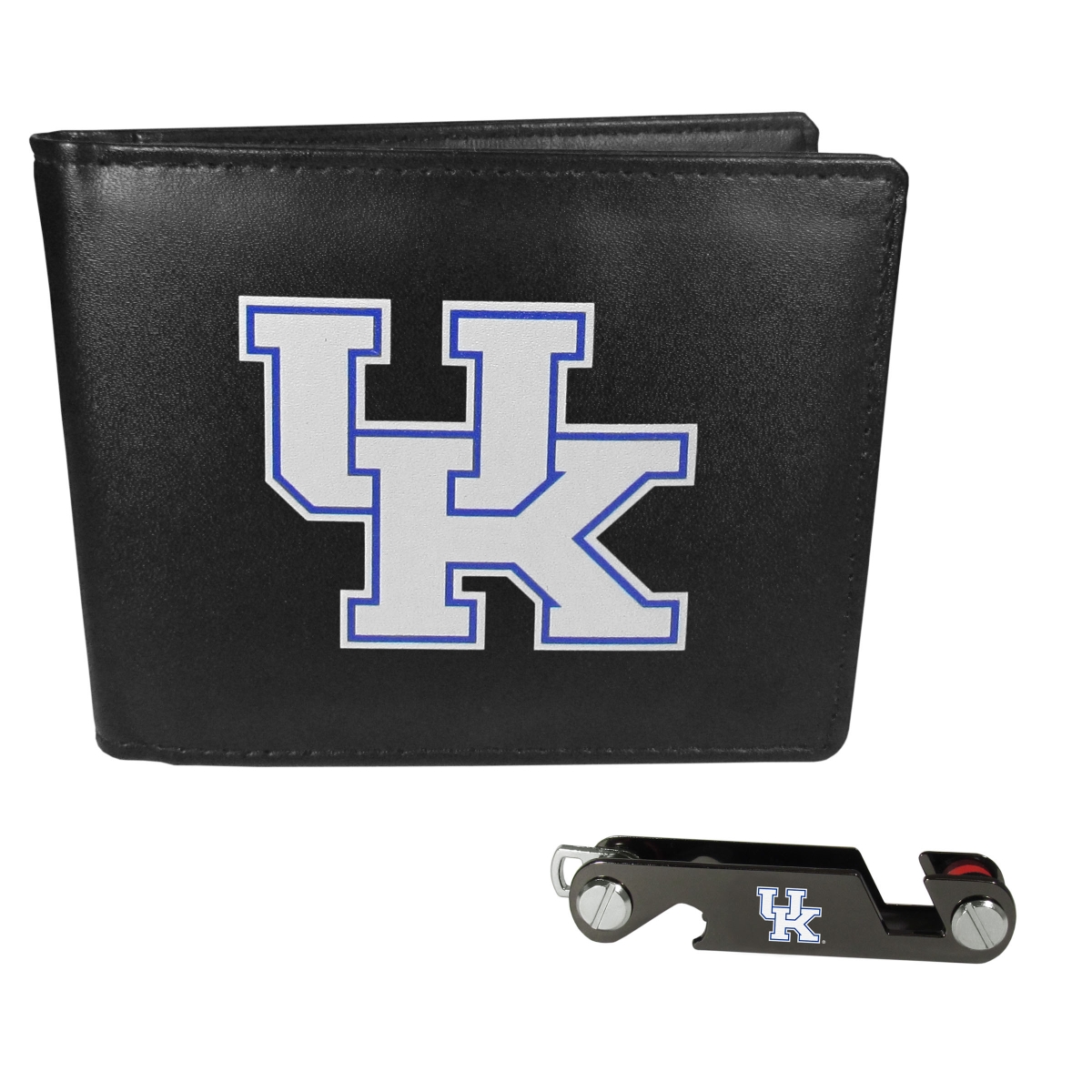 Siskiyou CBIL35KCO Unisex NCAA Kentucky Wildcats Bi-fold Wallet & Key Organizer