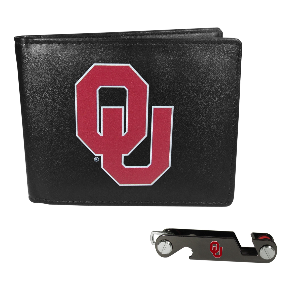 Siskiyou CBIL48KCO Unisex NCAA Oklahoma Sooners Bi-fold Wallet & Key Organizer