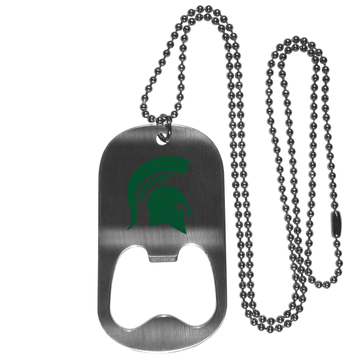 Picture of Siskiyou CBTN41 20 in. Unisex NCAA Michigan State Spartans Bottle Opener Tag Necklaces