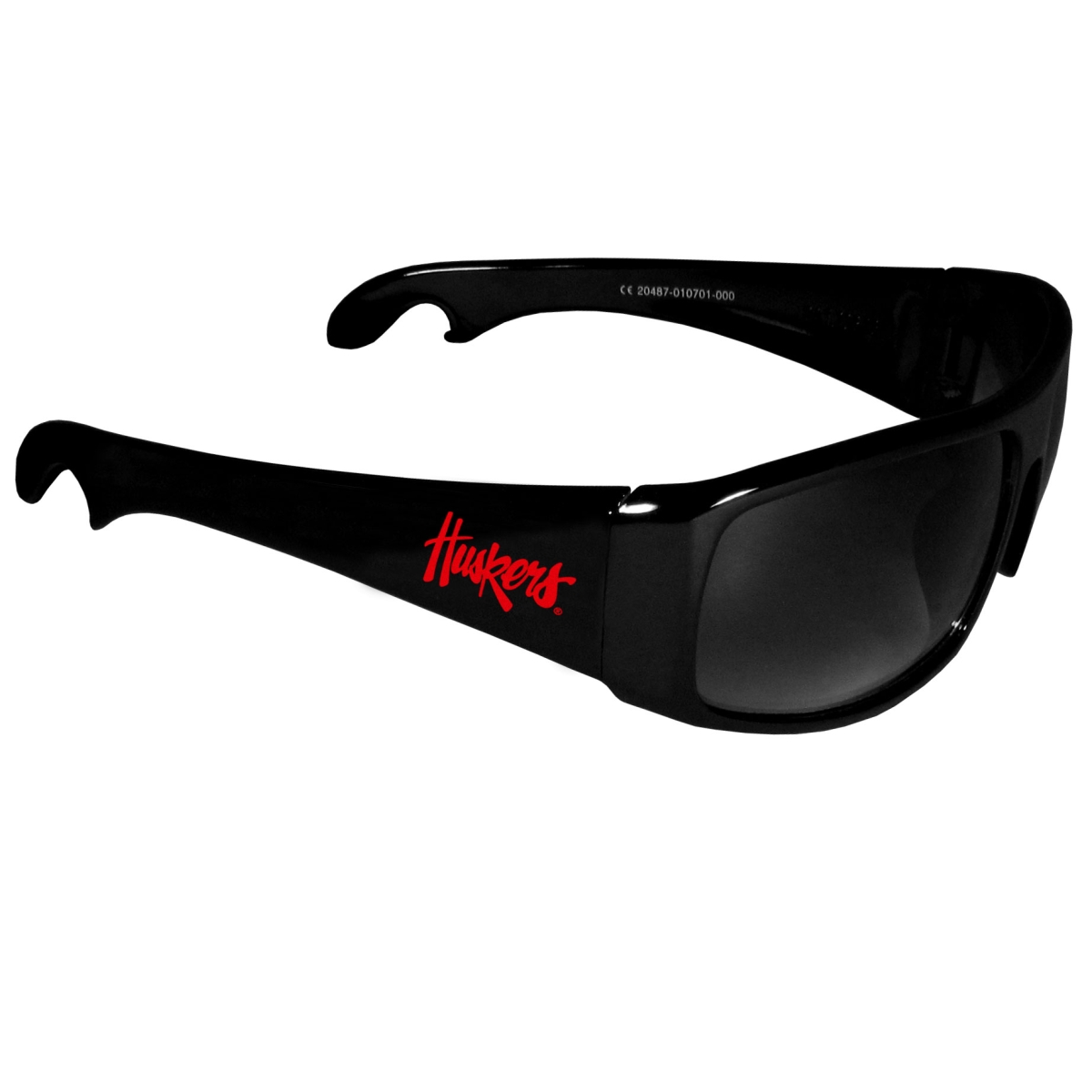 Siskiyou CS2B3 Unisex NCAA Nebraska Cornhuskers Wrap Bottle Opener Sunglasses